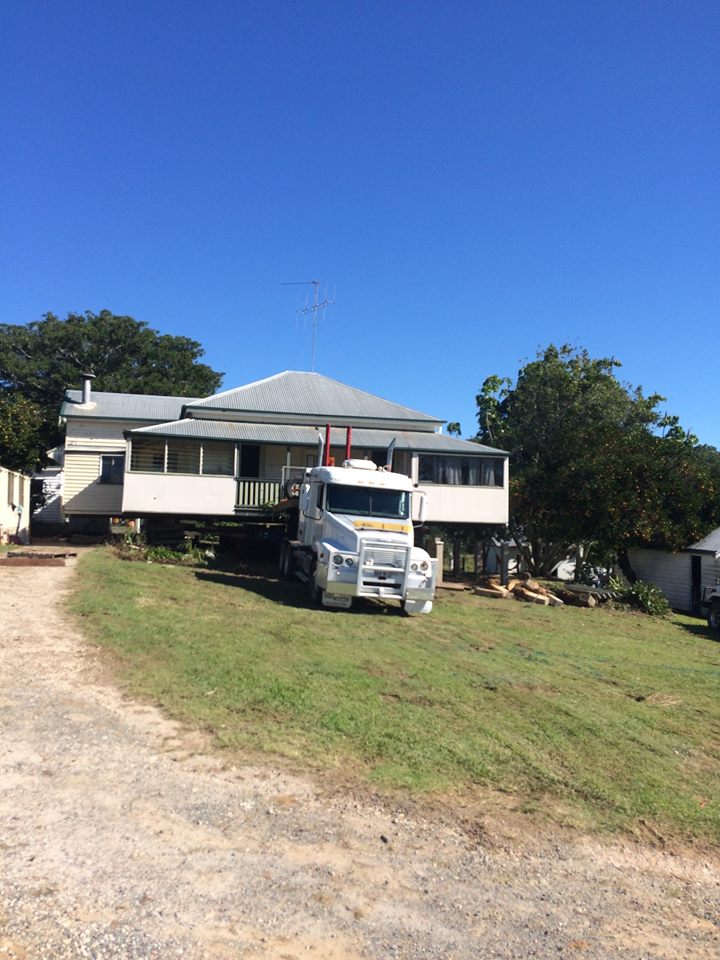 House on Back of Truck - House relocation in Sunshine Coast QLD